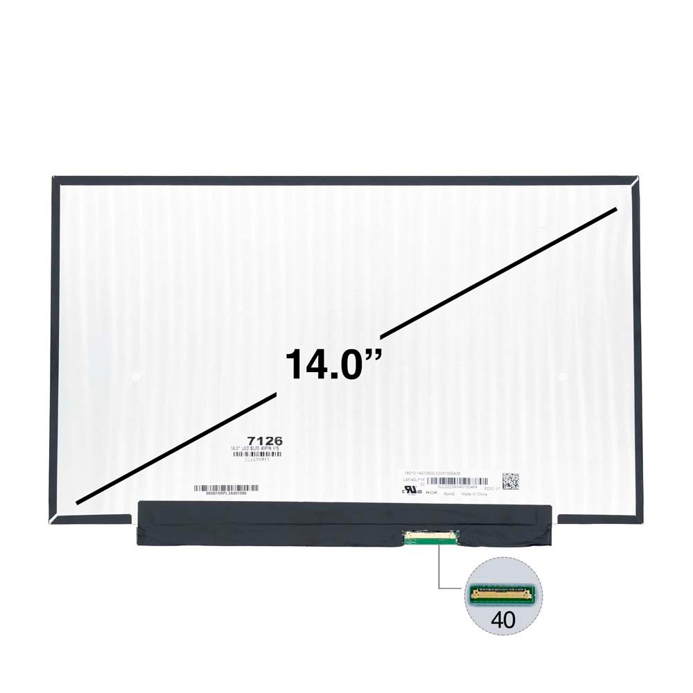 PANTALLA PARA PORTATIL DE 14.0 PULGADAS
